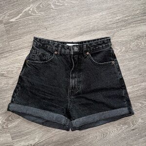 Zara Black Jean Shorts